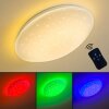 Foxes Taklampa LED Vit, 1-ljuskällor, Fjärrkontroll, Färgväxlare