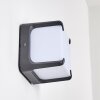 Armor vägglampa utomhus, Vägglampa LED Antracit, 1-ljuskällor