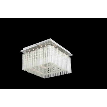 Globo VINCE Taklampa LED Krom, 1-ljuskällor Globo VINCE Taklampa LED Krom, 1-ljuskällor