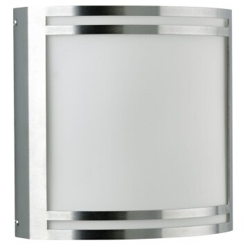 Albert Lampor 6407 Utomhusbelysning, vägglampa utomhus LED Färg i rostfritt stål, 1-ljuskällor