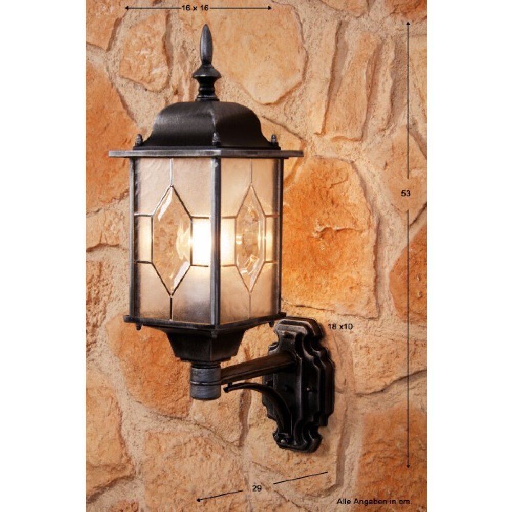 Konstsmide Lampor Amapala Vägglampa Svart, 1-ljuskällor main product photo