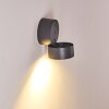Ripen vägglampa utomhus, Vägglampa LED Antracit, 1-ljuskällor