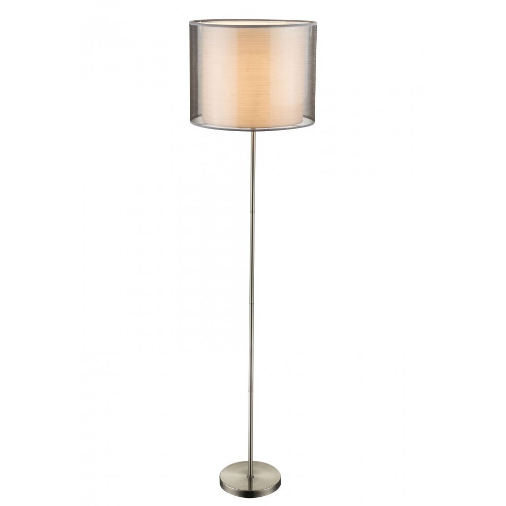 Globo THEO Golvlampa Nickel matt, 1-ljuskällor main product photo
