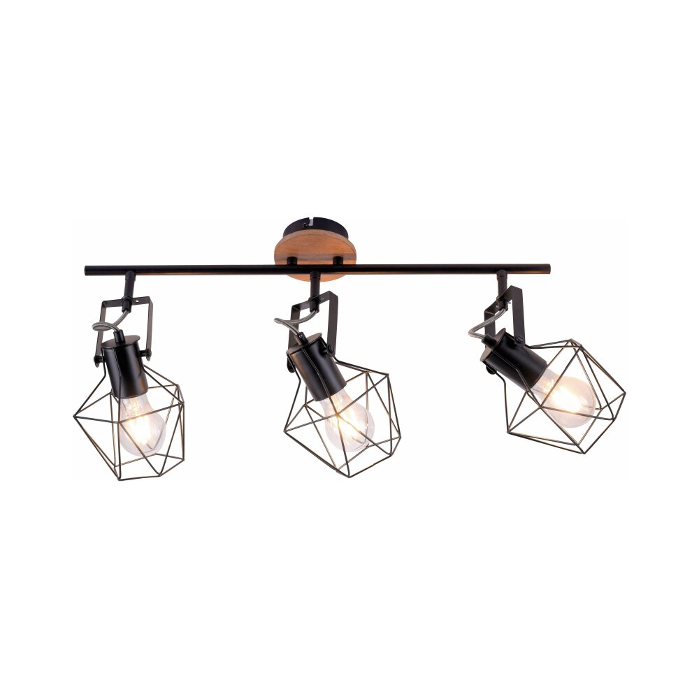 Leuchten Direkt JARO Vägg- och taklampor Trä ljus, 3-ljuskällor main product photo