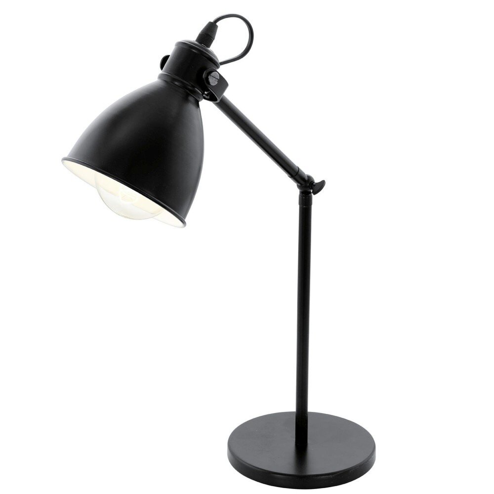 Eglo Lampor PRIDDY Bordslampa Svart, Vit, 1-ljuskällor main product photo