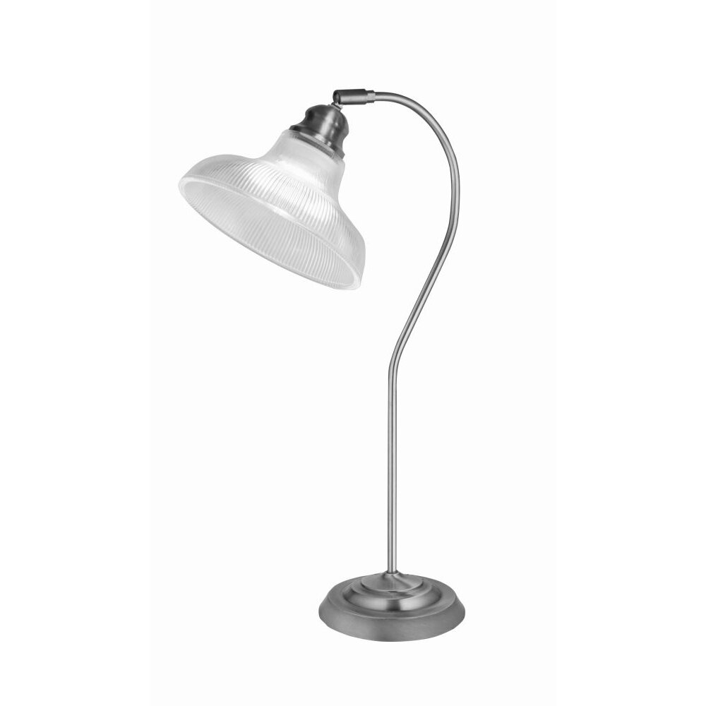 Searchlight BISTRO Bordslampa Silver, Genomskinlig, klar, 1-ljuskällor main product photo