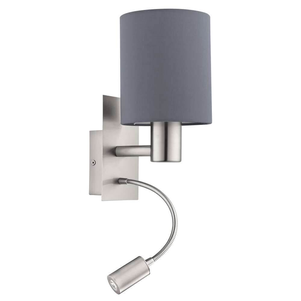 Eglo PASTERI Vägglampa LED Nickel matt, 2-ljuskällor main product photo