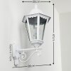 Esteli vägglampa utomhus, Vägglampa Vit, 1-ljuskällor
