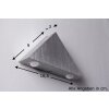 Globo GORDON Vägglampa LED Aluminium, 3-ljuskällor