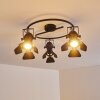 Lichinga Taklampa, Takstrålkastare Svart, 3-ljuskällor