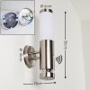 Walise vägglampa utomhus, Vägglampa Färg i rostfritt stål, 1-ljuskällor, Rörelsedetektor