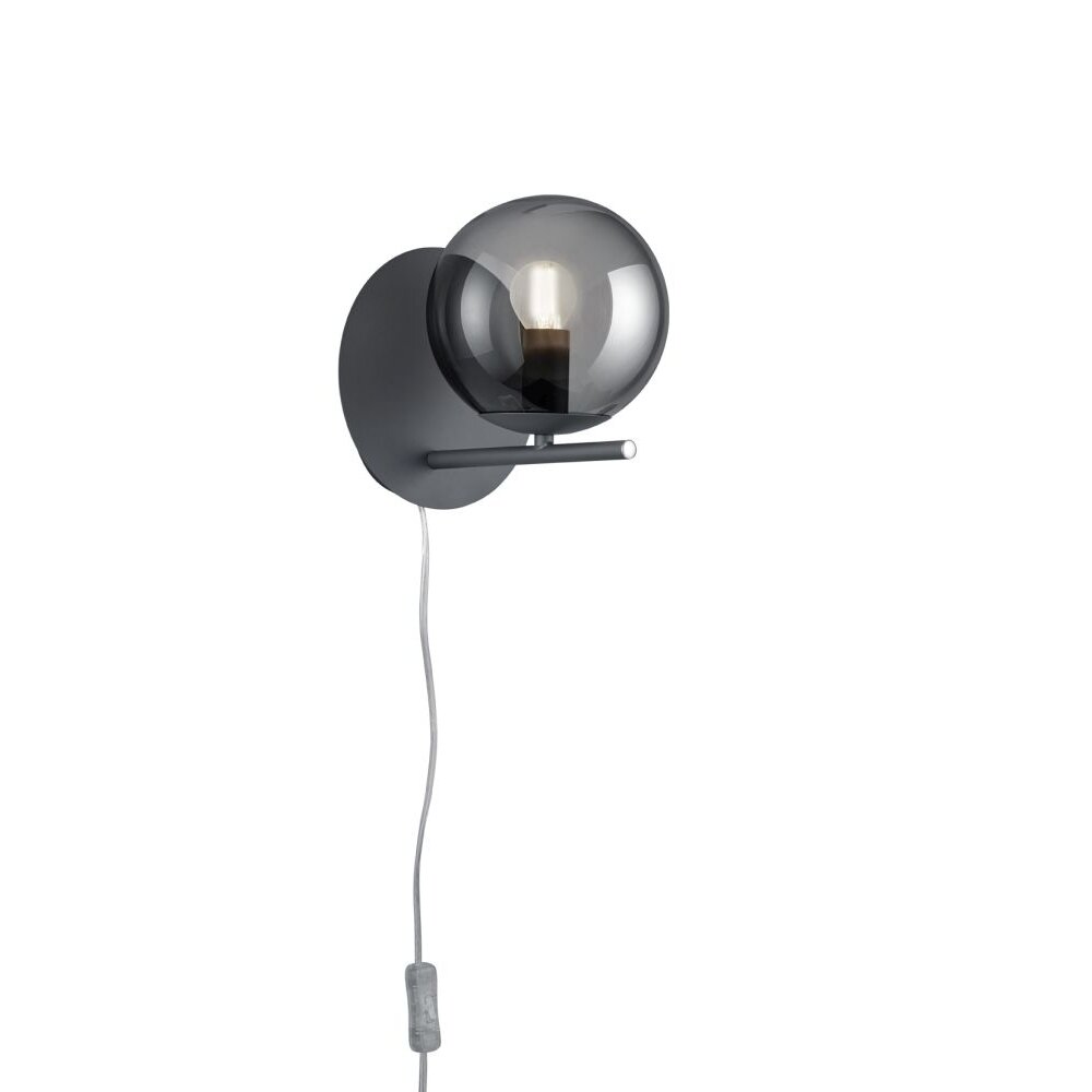 Trio Lampor PURE Vägglampa Antracit, 1-ljuskällor main product photo