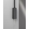 Honsel Lampor Sten Vägglampa, Läslampa LED Svart, 1-ljuskällor