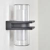 Kekenis vägglampa utomhus, Vägglampa LED Antracit, 1-ljuskällor