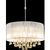 Globo SIERRA Pendellampa LED Krom, 12-ljuskällor