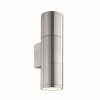 Ideallux GUN vägglampa utomhus, Vägglampa Aluminium, 2-ljuskällor