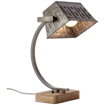 Brilliant Drake Bordslampa Rostfritt stål, Svart, 1-ljuskällor Brilliant Drake Bordslampa Rostfritt stål, Svart, 1-ljuskällor