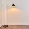 Luven Golvlampa, Läslampa Guld, Svart, Svart-guld, 1-ljuskällor