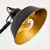Luven Golvlampa, Läslampa Guld, Svart, Svart-guld, 1-ljuskällor