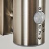 Noreaz vägglampa utomhus, Vägglampa LED Rostfritt stål, 1-ljuskällor, Rörelsedetektor