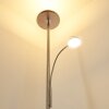 Veteli strålkastare, Golvlampa LED Krom, Nickel matt, 2-ljuskällor