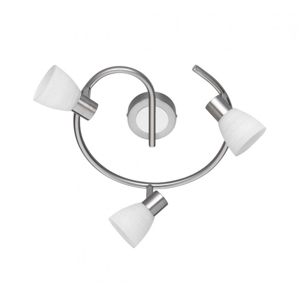 Trio Lampor CARICO Taklampa, Takstrålkastare LED Nickel matt, 3-ljuskällor main product photo
