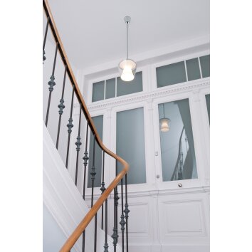 Serien Lighting ANNEX Pendellampa LED Krom, Genomskinlig, klar, 1-ljuskällor