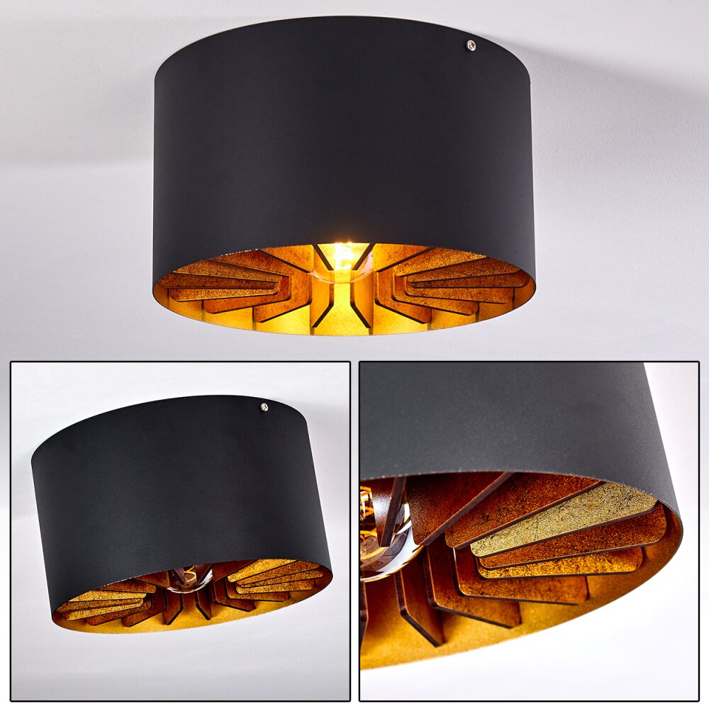 Togo Taklampa Mässing, Svart, 1-ljuskällor main product photo