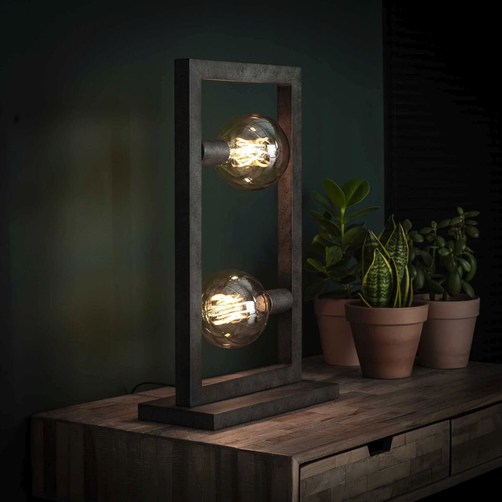 ORANJEWOUD Bordslampa Silver, 2-ljuskällor main product photo