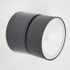 Schelde vägglampa utomhus, Vägglampa LED Antracit, 1-ljuskällor
