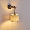Adelboden Vägglampa Trä mörkt, Svart, 1-ljuskällor