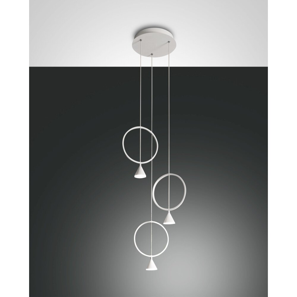Fabas Luce Sirio Pendelbelysning LED Vit, 3-ljuskällor main product photo