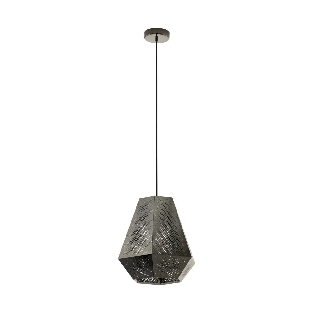 Eglo CHIAVICA Pendellampa Nickel matt, Svart, 1-ljuskällor main product photo