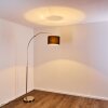 Wiby Golvlampa, Läslampa Nickel matt, 1-ljuskällor