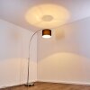Wiby Golvlampa, Läslampa Nickel matt, 1-ljuskällor