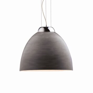 Ideallux TOLOMEO Pendellampa, Pendelbelysning Färg i rostfritt stål, 1-ljuskällor