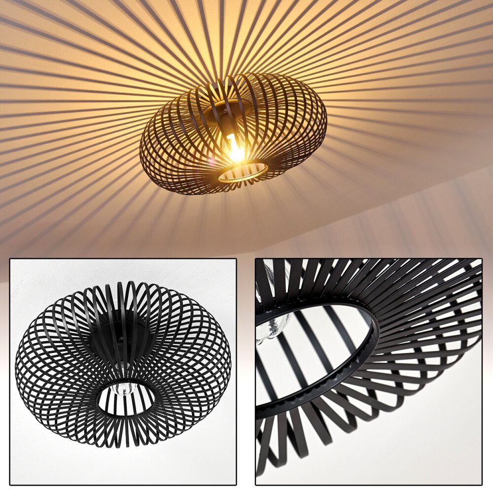 Oravi Taklampa Svart, 1-ljuskällor main product photo