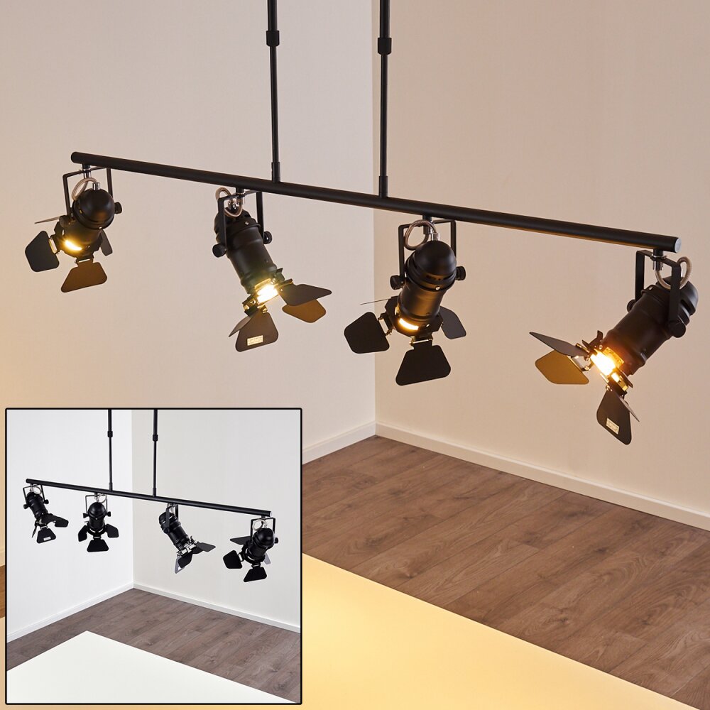 Lichinga Pendelbelysning Svart, 4-ljuskällor main product photo