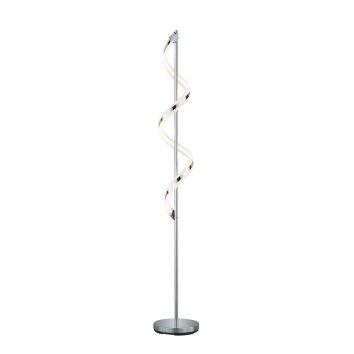 Trio Lampor SYDNEY Golvlampa LED Krom, 1-ljuskällor