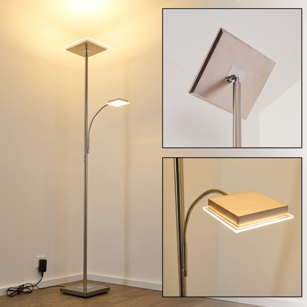 Veteli strålkastare, Golvlampa LED Krom, Nickel matt, 2-ljuskällor main product photo