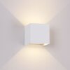Mantra DAVOS vägglampa utomhus, Vägglampa LED Vit, 1-ljuskällor