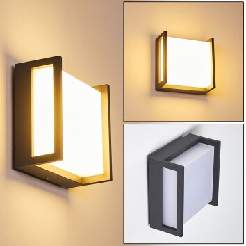 Skove vägglampa utomhus, Vägglampa LED Antracit, 1-ljuskällor