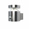 Ledvance ENDURA vägglampa utomhus, Vägglampa LED Färg i rostfritt stål, 1-ljuskällor, Rörelsedetektor
