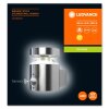 Ledvance ENDURA vägglampa utomhus, Vägglampa LED Färg i rostfritt stål, 1-ljuskällor, Rörelsedetektor