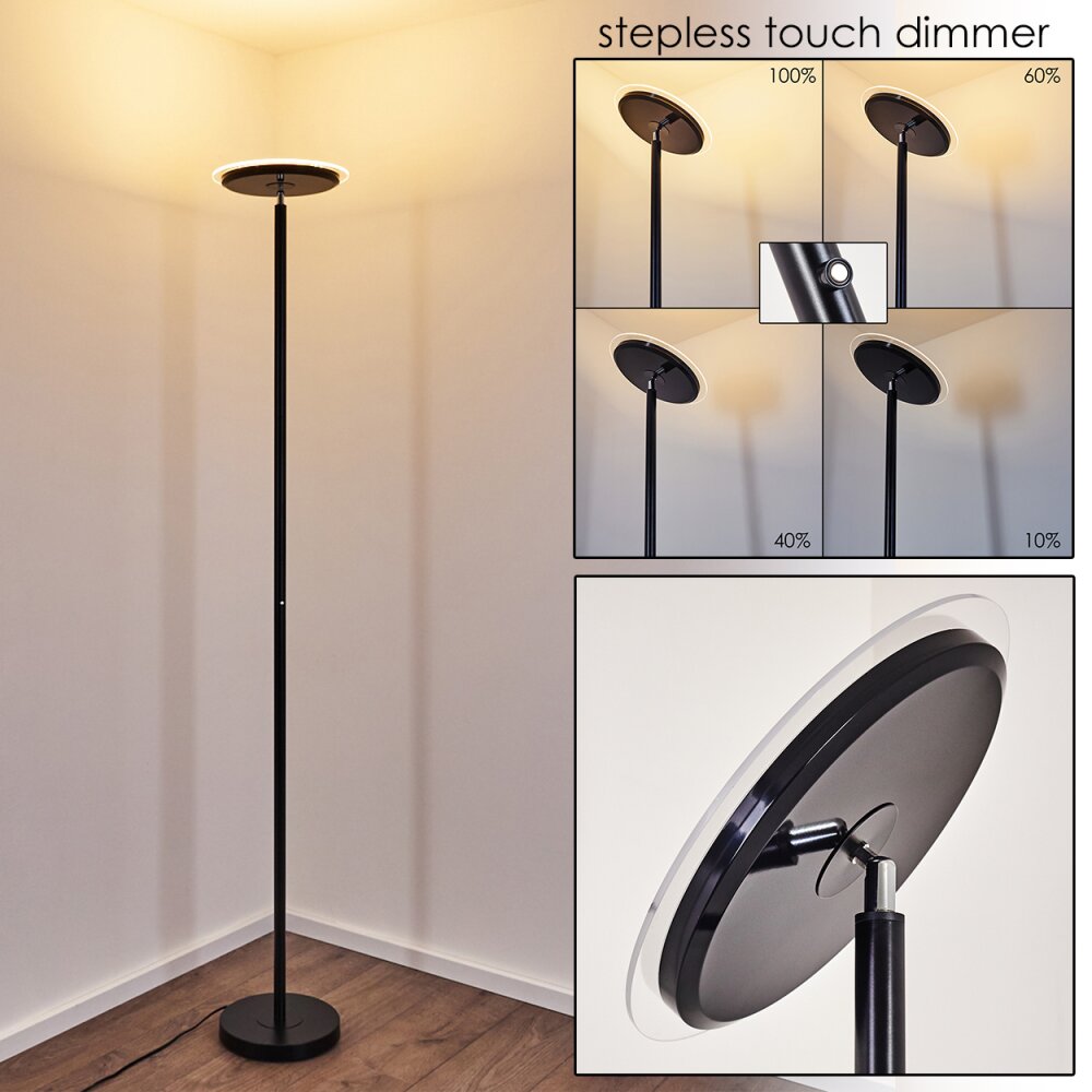 Wonsbek strålkastare, Golvlampa LED Svart, 1-ljuskällor main product photo