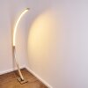 Ruswil Golvlampa, Läslampa LED Nickel matt, 1-ljuskällor