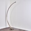 Ruswil Golvlampa, Läslampa LED Nickel matt, 1-ljuskällor