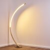 Ruswil Golvlampa, Läslampa LED Nickel matt, 1-ljuskällor