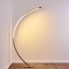 Ruswil Golvlampa, Läslampa LED Nickel matt, 1-ljuskällor