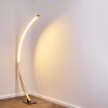Ruswil Golvlampa, Läslampa LED Nickel matt, 1-ljuskällor